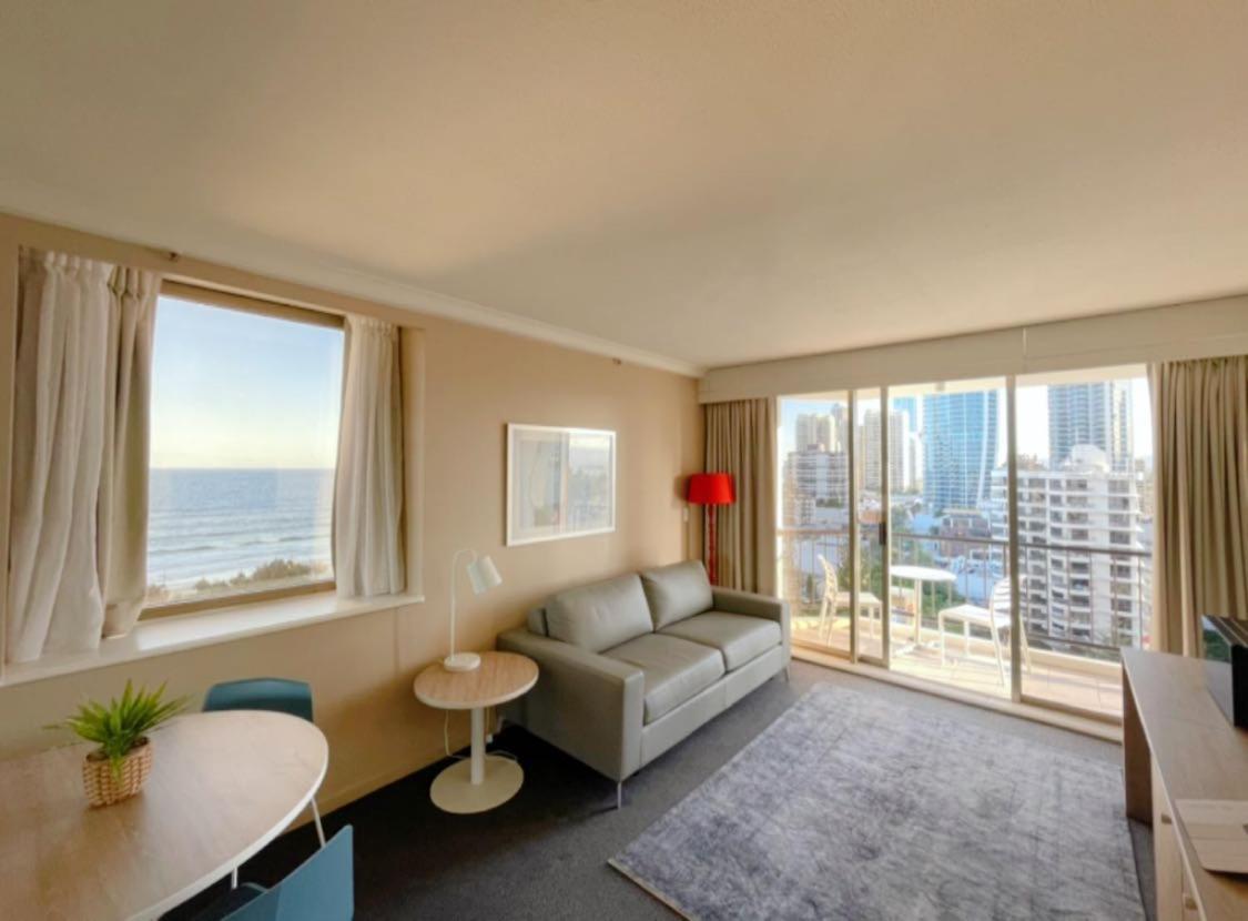 Luxury Apartment & Ocean View In Surfers Paradise Guldkusten Exteriör bild