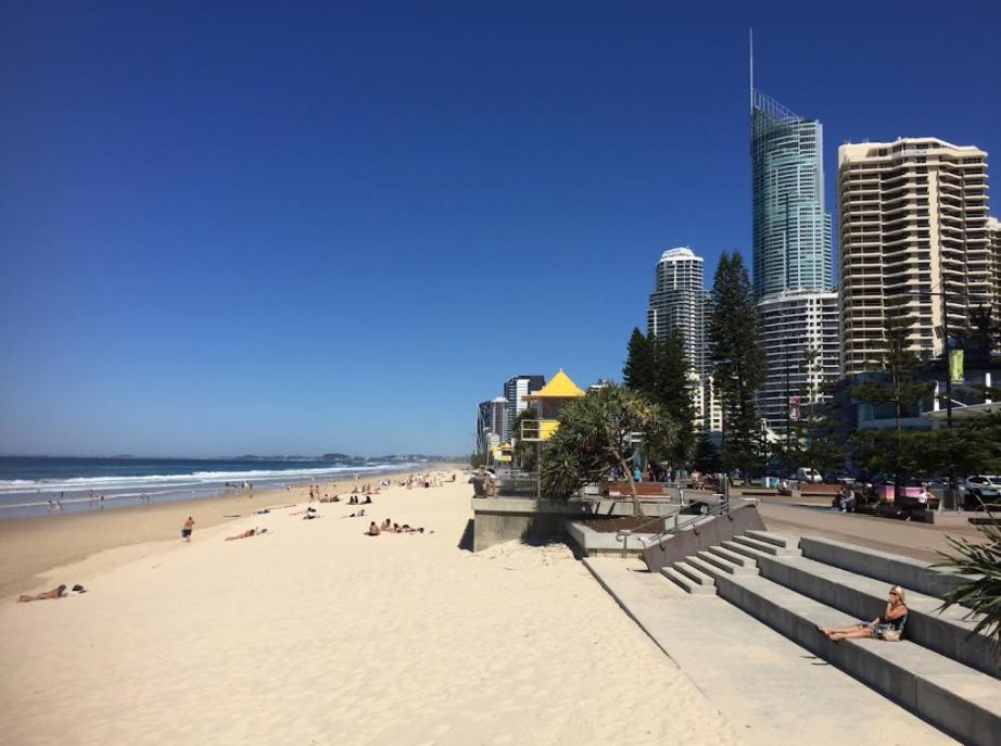 Luxury Apartment & Ocean View In Surfers Paradise Guldkusten Exteriör bild