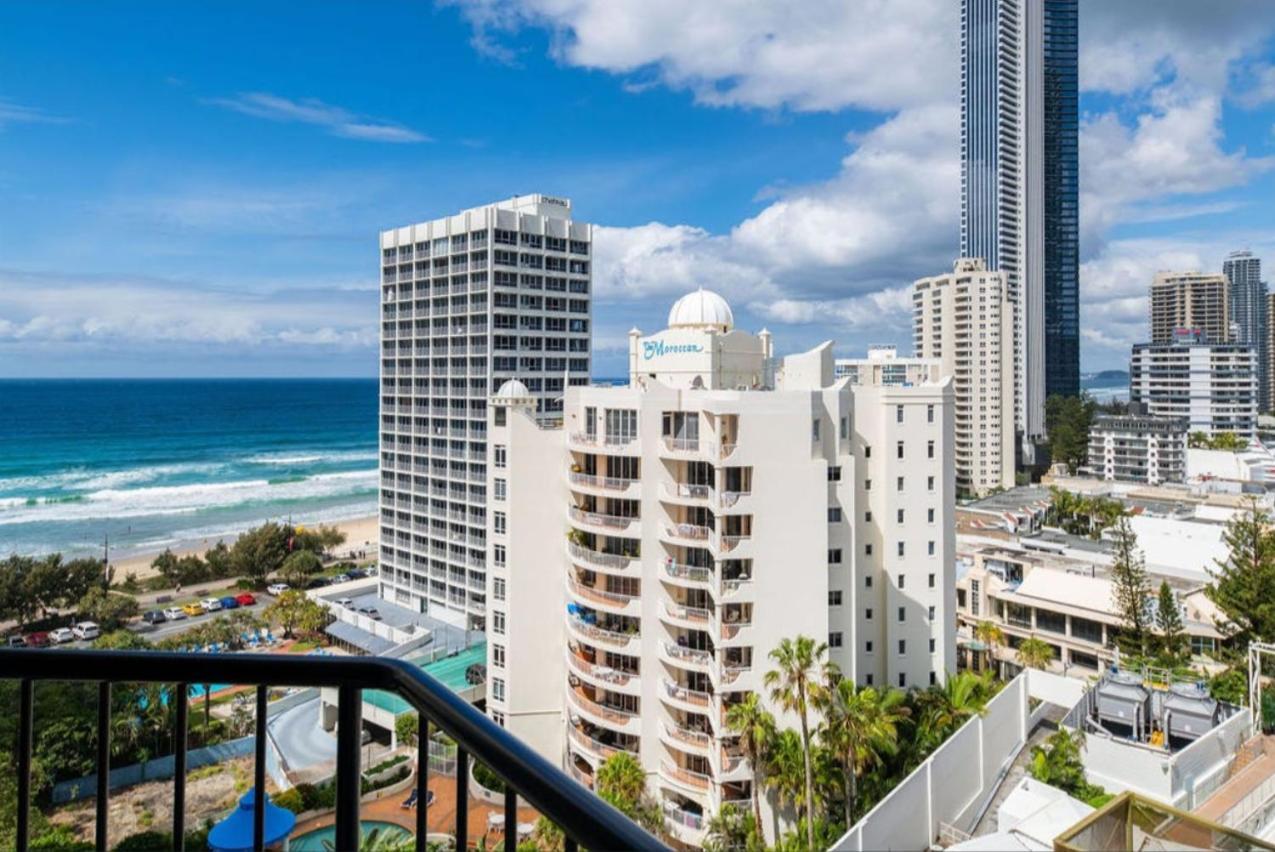 Luxury Apartment & Ocean View In Surfers Paradise Guldkusten Exteriör bild