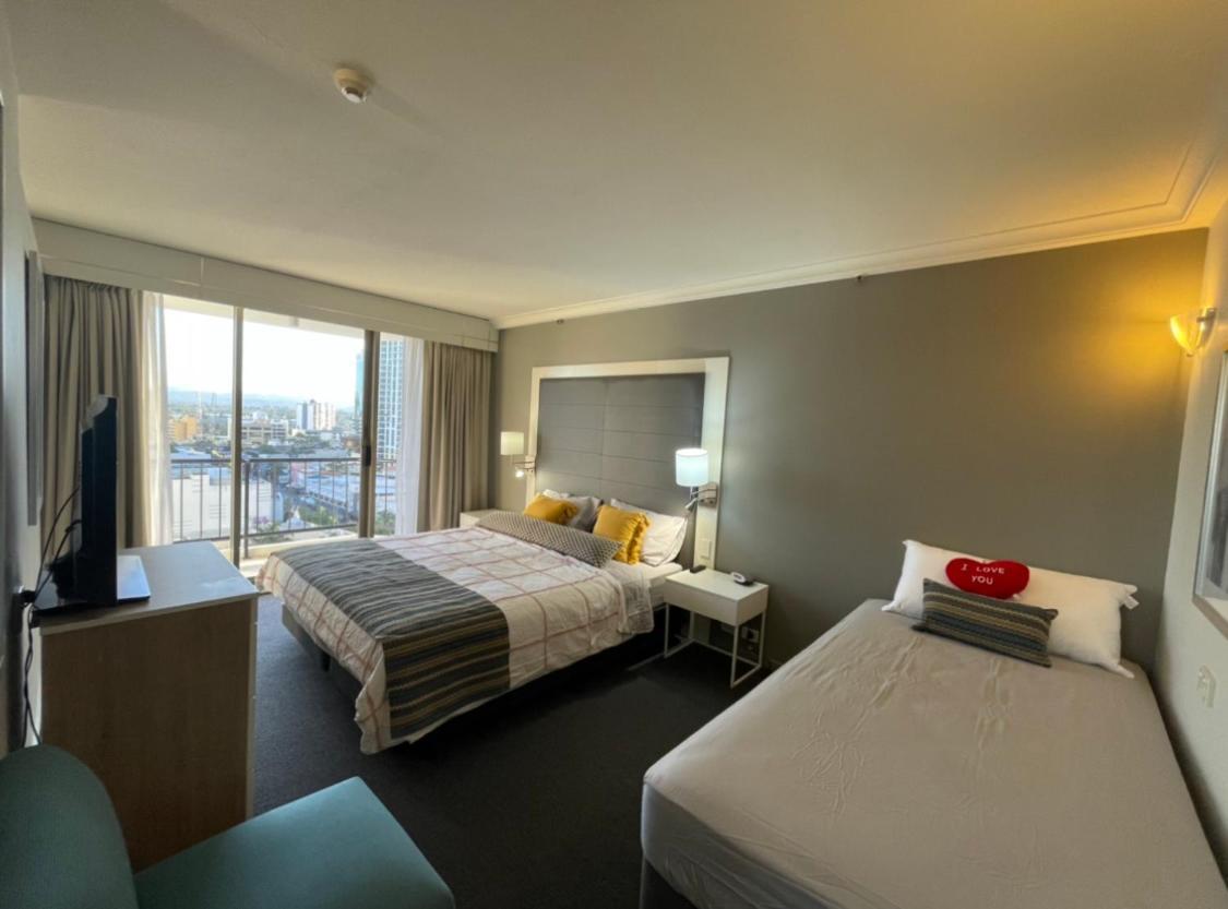 Luxury Apartment & Ocean View In Surfers Paradise Guldkusten Exteriör bild